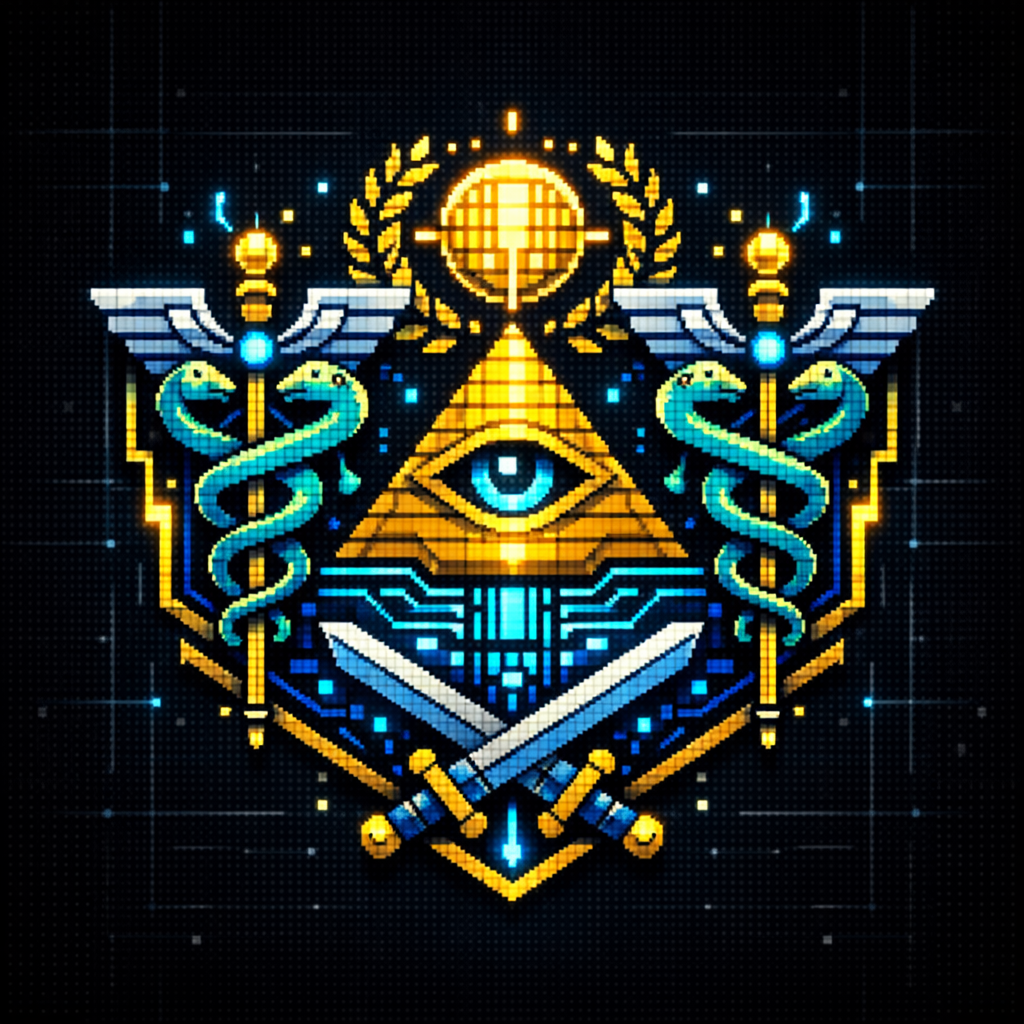 Pixel Legacy Icon – Digital Symbol of the Future