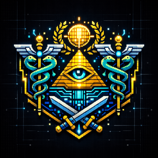 Pixel Legacy Icon – Digital Symbol of the Future